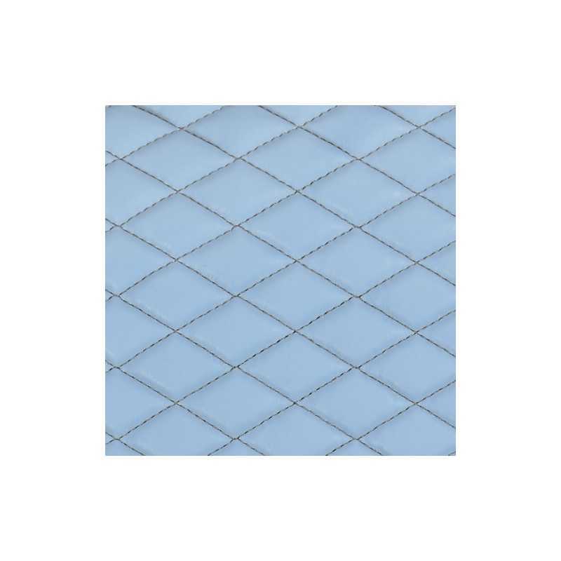 Cover-Tech Leatherette coppia coprisedili anteriori in similpelle - Azzurro Grigio