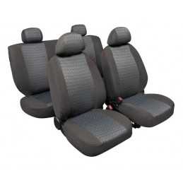 Rex Basic-Fit set fodere coordinate in jacquard universali - Antracite