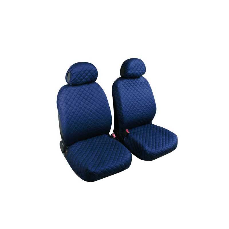 Biba coppia coprisedili anteriori in cotone universali - Blu scuro