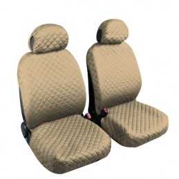 Biba coppia coprisedili anteriori in cotone universali - Beige