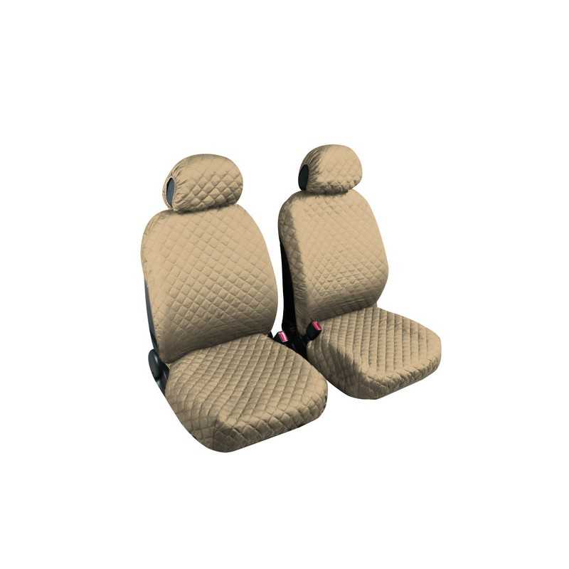 Biba coppia coprisedili anteriori in cotone universali - Beige