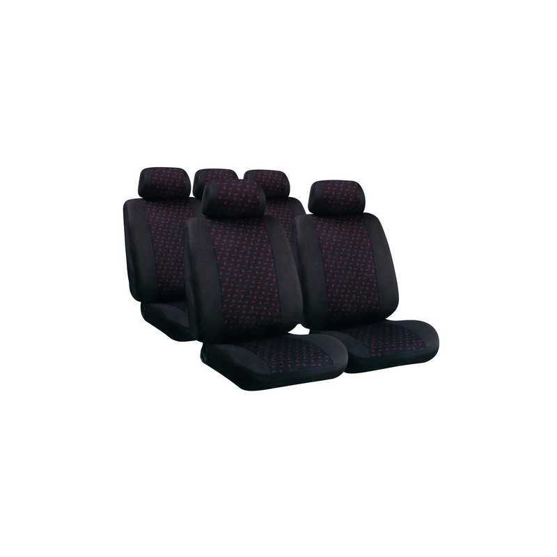 Glamur set fodere coordinate in jacquard - Nero