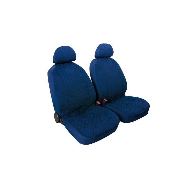 Miky coppia coprisedili anteriori in microfibra universali - Blu scuro