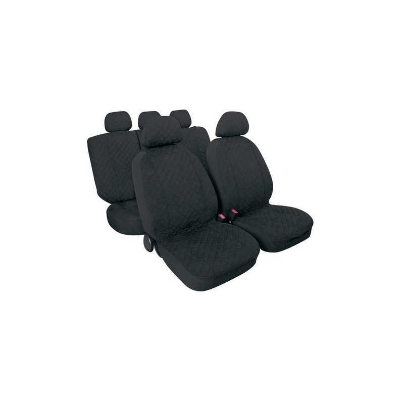 Miky set fodere coordinate in microfibra - Nero