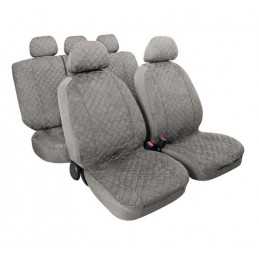 Miky set fodere coordinate in microfibra - Grigio
