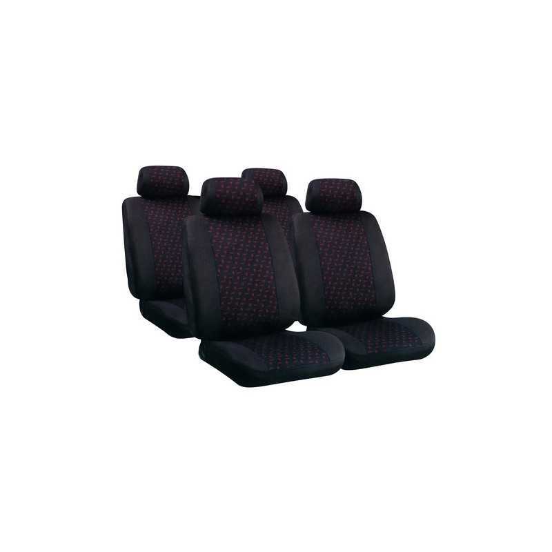 Glamur Basic-Fit set fodere coordinate in jacquard - Nero