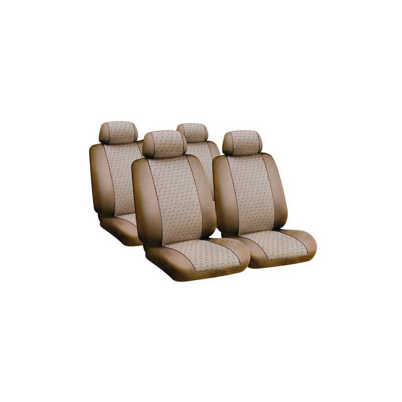 Glamur Basic-Fit set fodere coordinate in jacquard - Beige