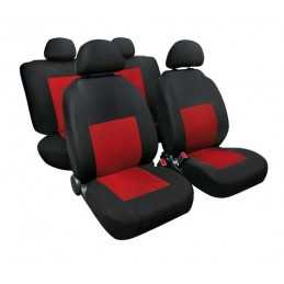 Sport set fodere coordinate in jacquard - Rosso Nero