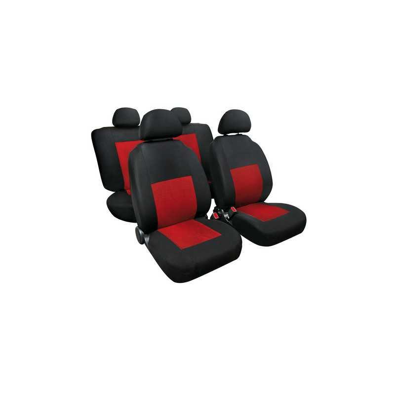 Sport set fodere coordinate in jacquard - Rosso Nero
