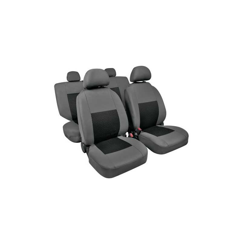 Linear set fodere coordinate in jacquard - Nero Grigio