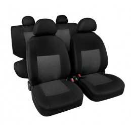Classic set fodere coordinate in jacquard - Grigio Nero