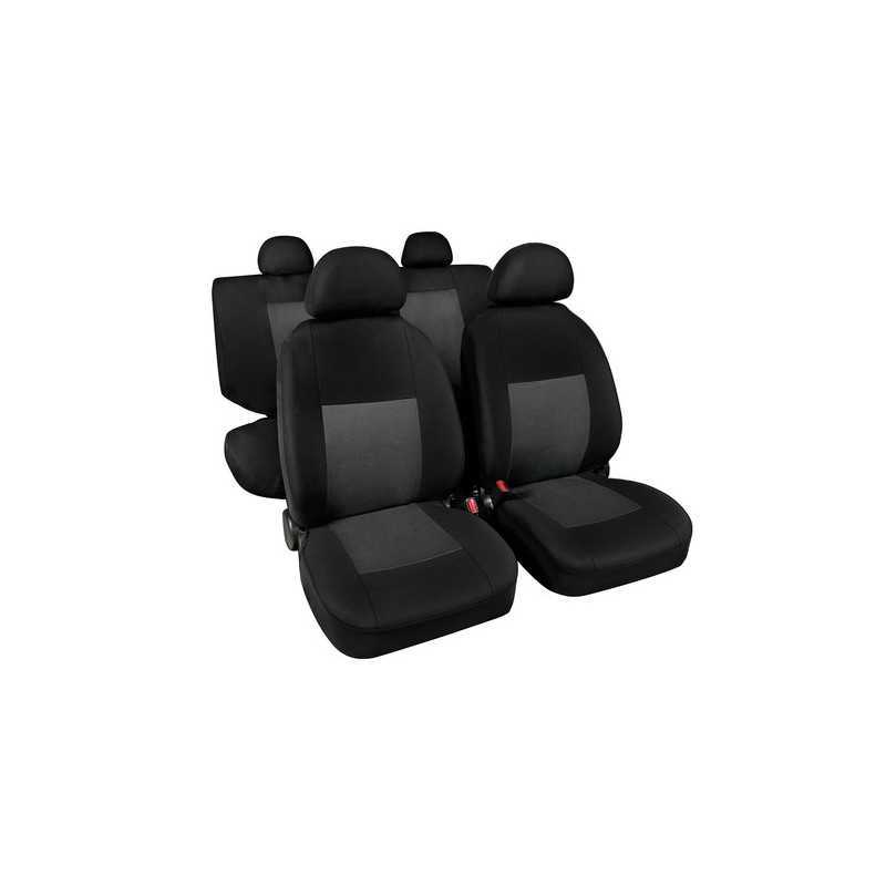 Classic set fodere coordinate in jacquard - Grigio Nero