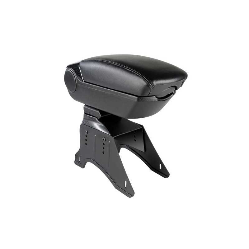 Premium bracciolo 3 funzioni con doppio sistema di fissaggio e connessione USB 12V - Carbon-Look