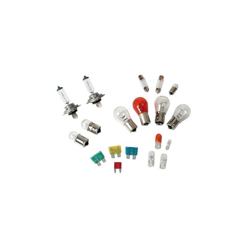 Kit lampade di ricambio 19 pz alogena 2x H7 - 12V