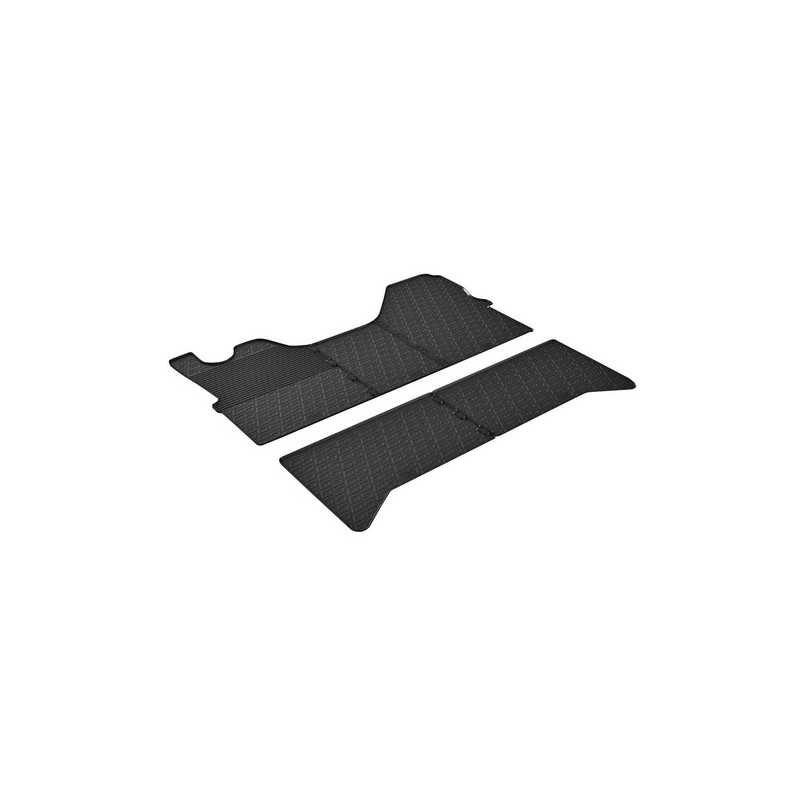 Set tappeti su misura in gomma - Iveco Daily (van) (doppia cabina) (06 14 )