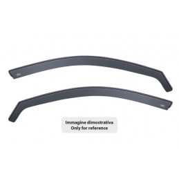 Set deflettori aria anteriori ad incastro tipo lungo - Mitsubishi Pajero 5p (04 00 10 06)