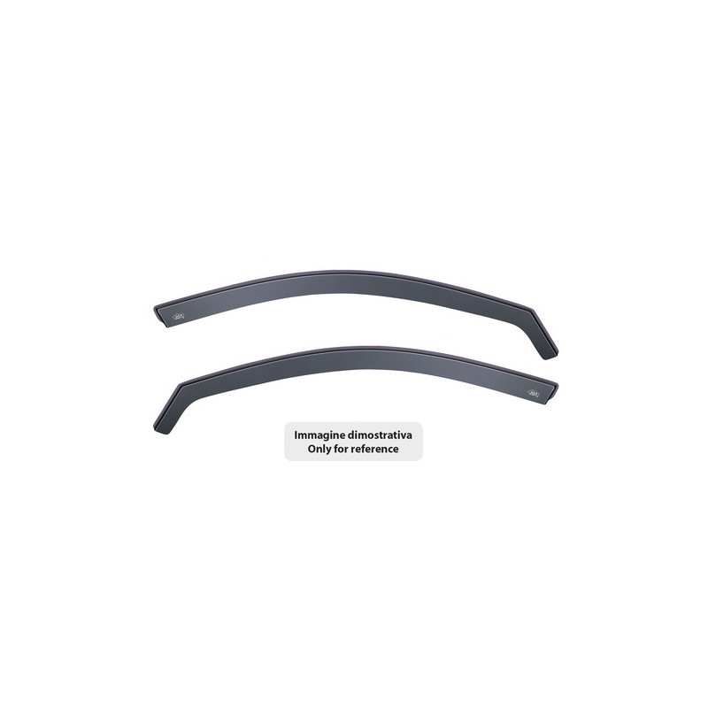 Set deflettori aria anteriori ad incastro  tipo lungo - Volvo V70 sw (05 07 09 16) - Volvo XC70 sw (05 07 09 16)
