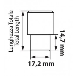 Dadi piatti  kit 4 pz - Ultra High Security - J030