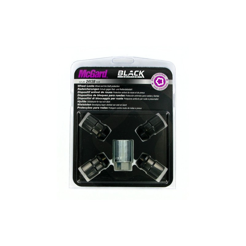 Dadi conici  kit 4 pz - Black Edition - F020