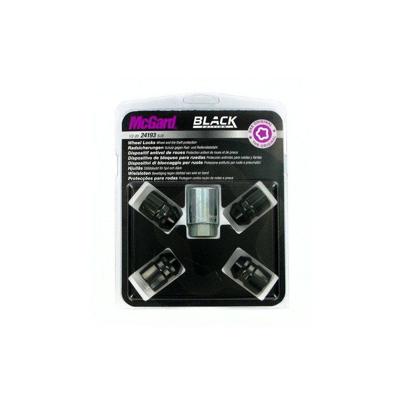 Dadi conici  kit 4 pz - Black Edition - F010