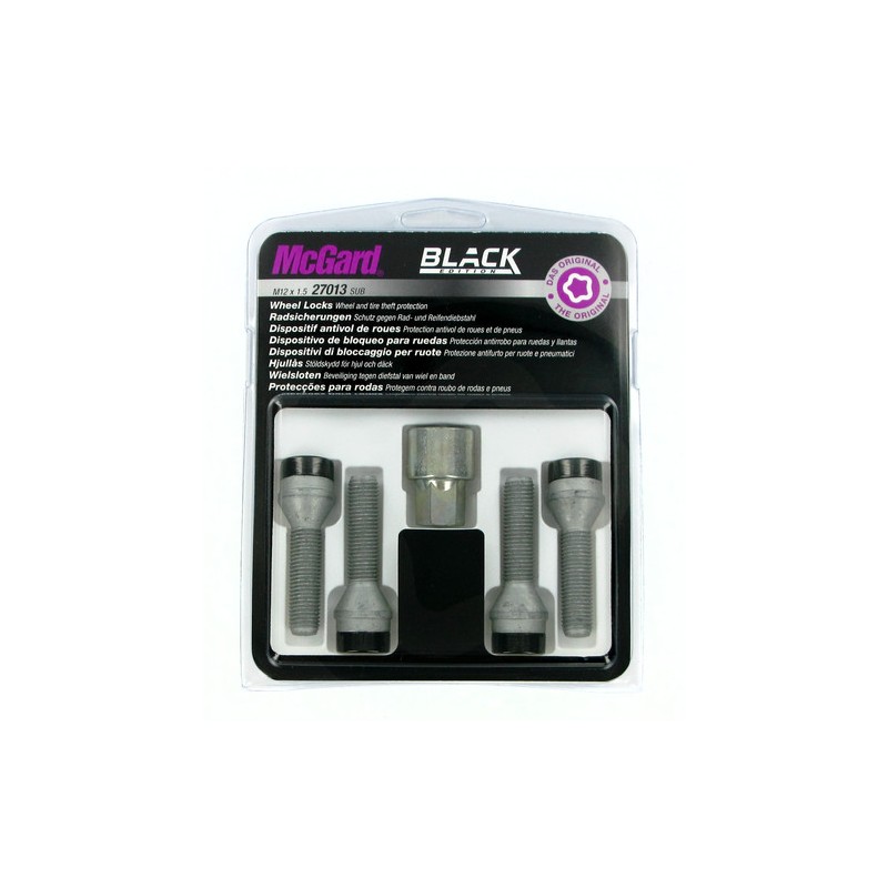 Bulloni conici  kit 4 pz - Black Edition - A170
