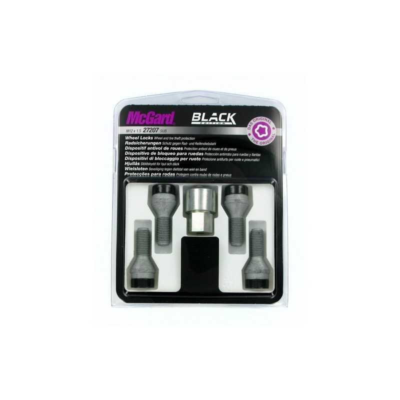 Bulloni conici kit 4 pz - Black Edition - A190