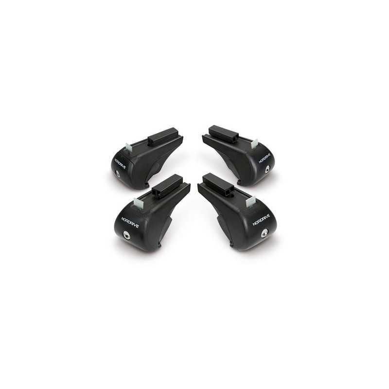 Rail-Kit Steel kit 4 piedi per barre in acciaio