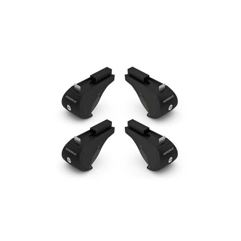 Rail-Kit Alu kit 4 piedi per barre in alluminio