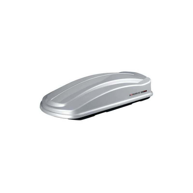 Box 630D box tetto in ABS 630 litri doppia apertura - Argento lucido