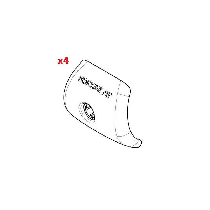 Set 4 cover piedi Rail