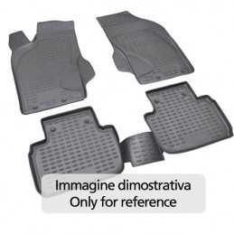 Set tappeti su misura in TPE - Peugeot 207 3p (05 06 11 12) - Peugeot 207 5p (05 06 11 12) - Peugeot 207 sw (07 07 12 13) -