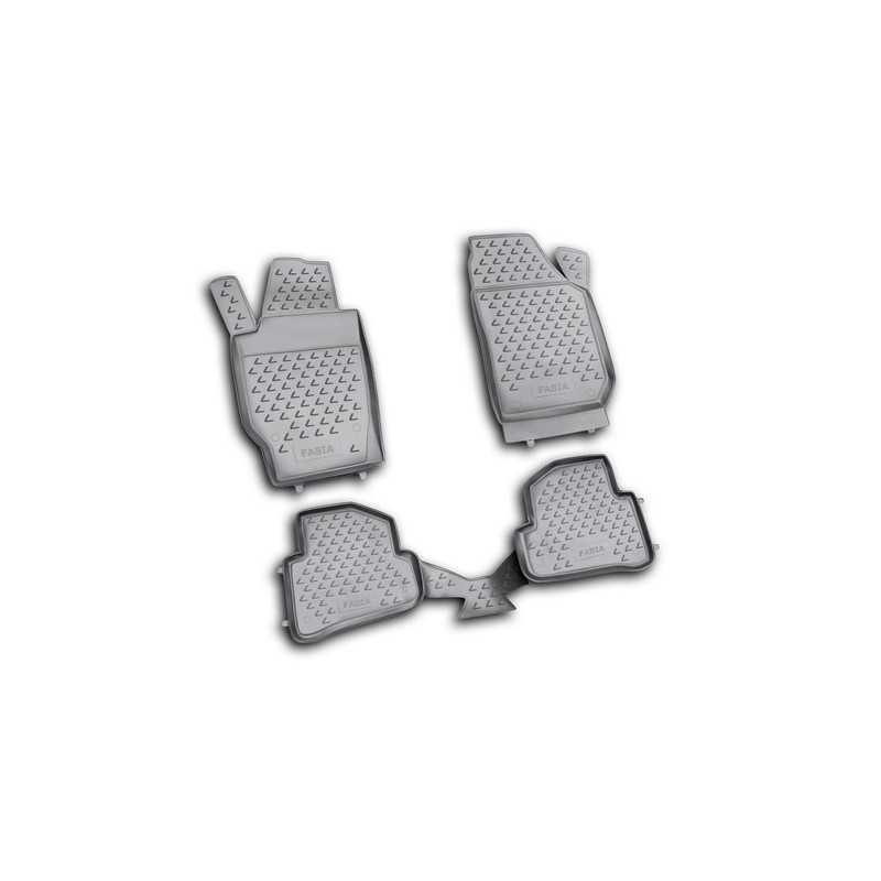 Set tappeti su misura in TPE - Skoda Fabia 5p (05 07 01 15) - Skoda Fabia Wagon (01 08 03 15)