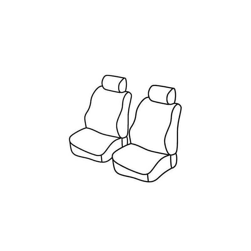 Set coprisedili Superior - Nero Grigio - Renault Kangoo (van) (08 97 01 08)