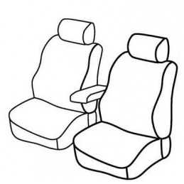 Set coprisedili Superior - Grigio Nero - Renault Kangoo (van) (02 08 )
