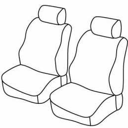 Set coprisedili Superior - Grigio Nero - Renault Kangoo (van) (Maxi) (02 08 )