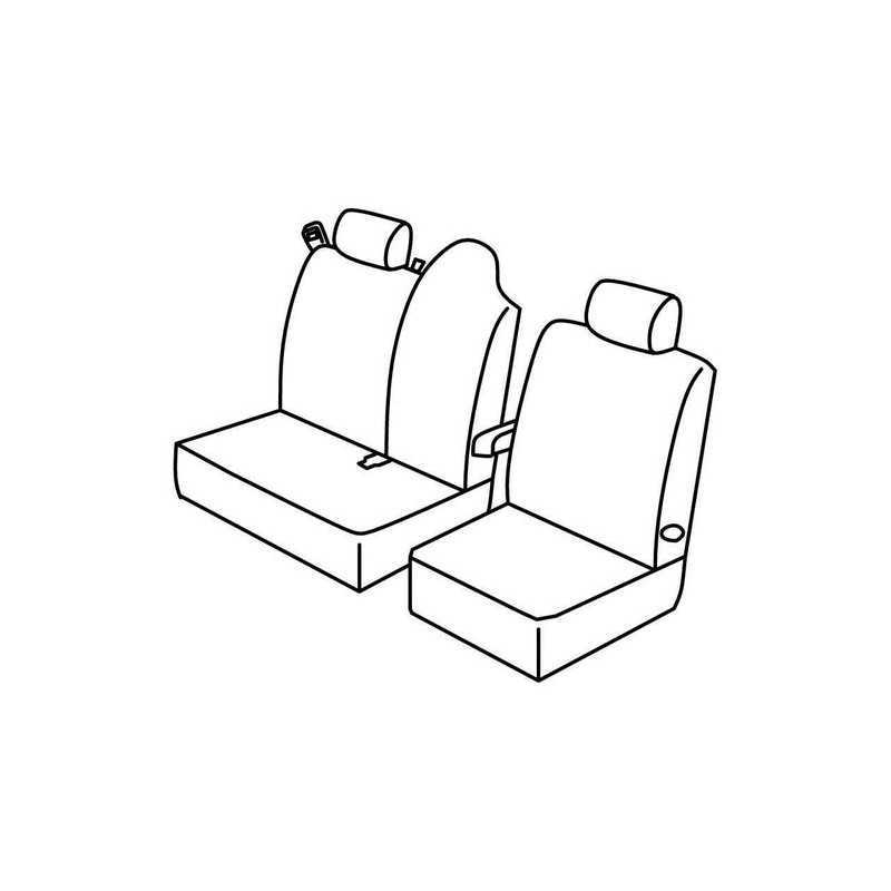 Set coprisedili Superior - Nero Grigio - Renault Master (van) (02 10 )