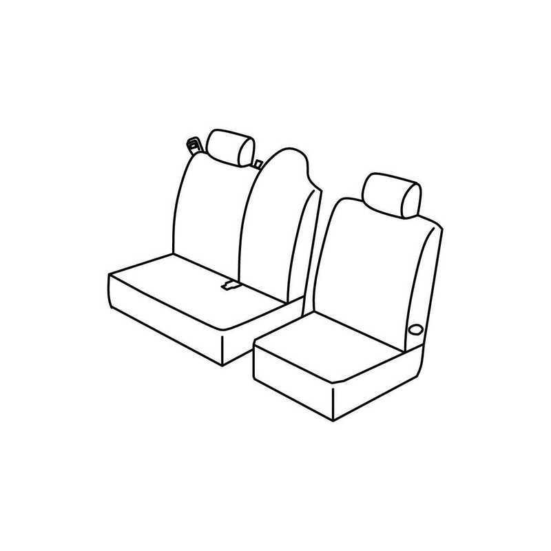 Set coprisedili Superior - Grigio Nero - Renault Master (van) (02 10 08 14)