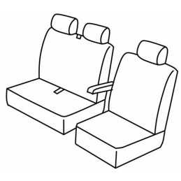 Set coprisedili Superior - Beige - Fiat Talento (van) (05 16 ) - Opel Vivaro (van) (01 14 ) - Renault Trafic (van) (06 14 )