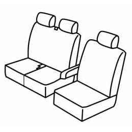 Set coprisedili Superior - Grigio Nero - Renault Trafic (van) (06 14 )