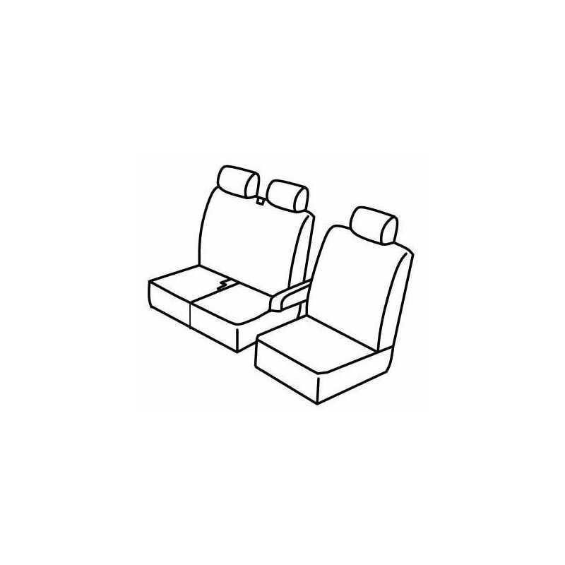 Set coprisedili Superior - Nero Grigio - Renault Trafic (van) (06 14 )