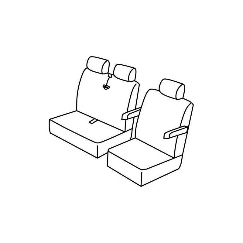 Set coprisedili Superior - Nocciola - Volkswagen Transporter T5 (van) (Fino al 2010) (04 03 2010)