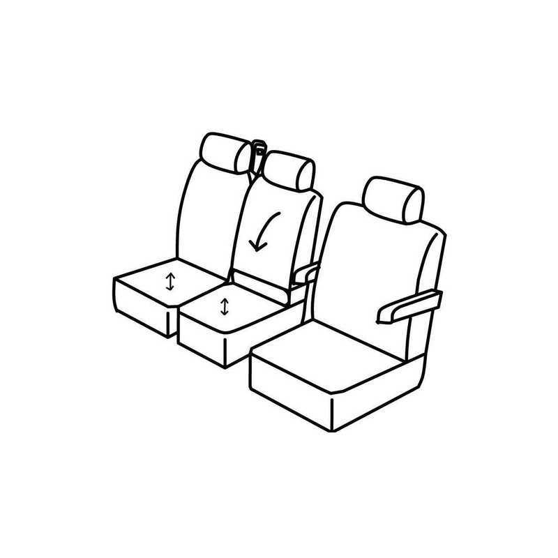 Set coprisedili Superior - Nocciola - Volkswagen Crafter (van) (01 17 )