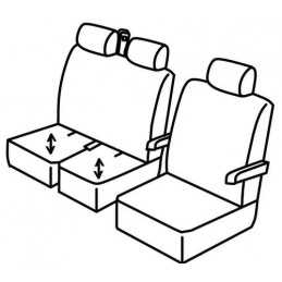 Set coprisedili Superior - Nocciola - Volkswagen Crafter (van) (01 17 )
