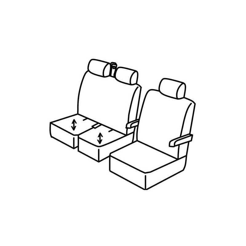 Set coprisedili Superior - Nocciola - Volkswagen Crafter (van) (01 17 )