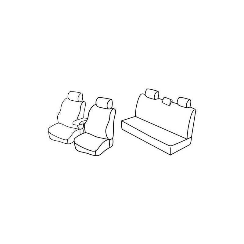 Set coprisedili Superior - Nero Blu - Dacia Duster (05 10 05 12)
