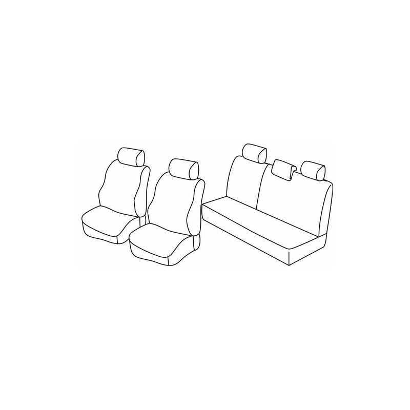 Set coprisedili Superior - Beige - Dacia Sandero (09 08 12 12) - Dacia Sandero Stepway (07 09 12 12)