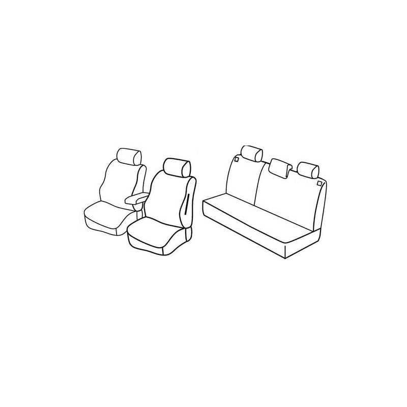Set coprisedili Superior - Nero Grigio - Dacia Sandero (01 13 ) - Dacia Sandero Stepway (01 13 )