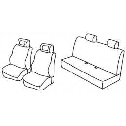 Set coprisedili Superior - Nocciola - Fiat Panda (09 03 01 12) - Fiat Panda Classic (02 12 12 12)