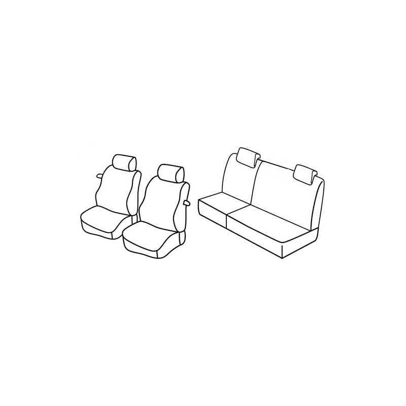 Set coprisedili Superior - Nocciola - Fiat Punto 3p (dal 2001) (2001 08 09)