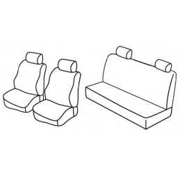 Set coprisedili Superior - Nocciola - Fiat Punto 5p (dal 2001) (2001 08 09)